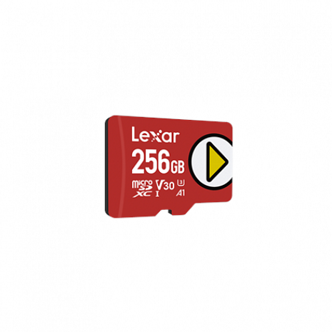 Atmiņas karte Lexar Play UHS-I MicroSDXC, 256 GB, Flash memory class 10, Red, 150 MB/s LMSPLAY256G-BNNNG