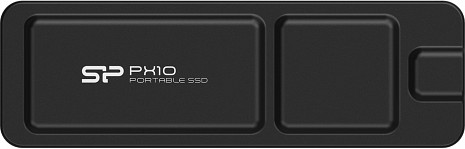 SSD disks SILICON POWER 512GB, PORTABLE SSD PSD PX10, Black SP512GBPSDPX10CK