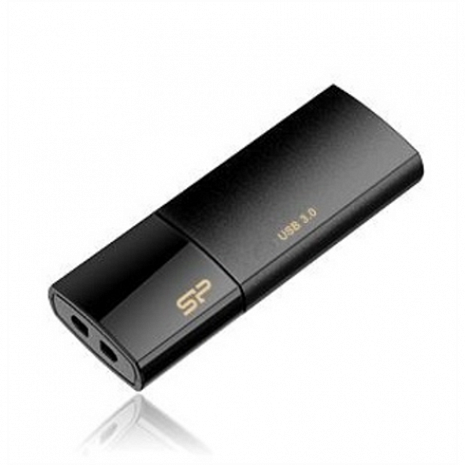 USB zibatmiņa Silicon Power Blaze B05 16 GB, USB 3.0, Black SP016GBUF3B05V1K