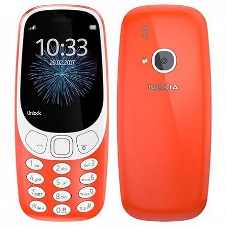 Mobilais tālrunis 3310 NO3310 DS Warm Red