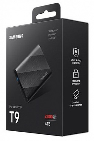 Cietais disks Samsung MU-PG4T0B/EU Portable SSD T9 4TB MU-PG4T0B/EU