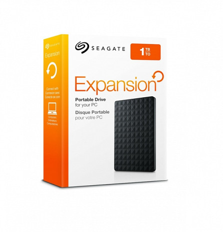 Cietais disks External HDD|SEAGATE|Expansion|1TB|USB 3.0|Colour Black|STEA1000400 STEA1000400