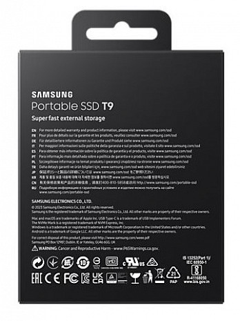 Cietais disks Samsung MU-PG4T0B/EU Portable SSD T9 4TB MU-PG4T0B/EU