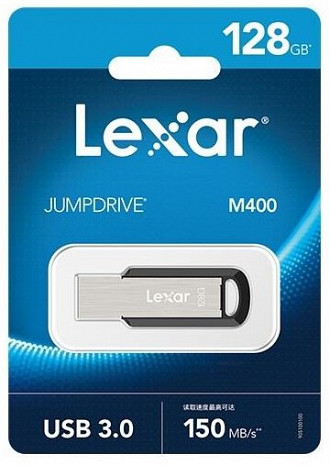 USB zibatmiņa MEMORY DRIVE FLASH USB3 128GB/M400 LJDM400128G-BNBNG LEXAR LJDM400128G-BNBNG