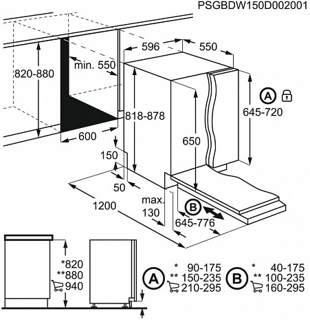 Trauku mazgājamā mašīna  EEG48300L