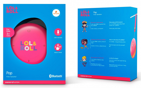 Portatīvais skaļrunis Lol&Roll Pop Kids Speaker 454976