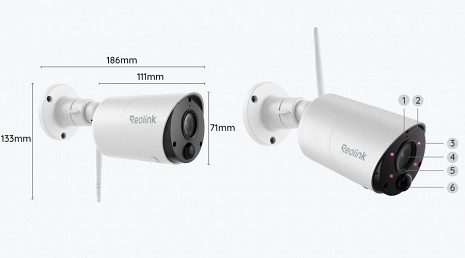 Ārtelpu IP kamera Argus Series B320 BWB2K07SP
