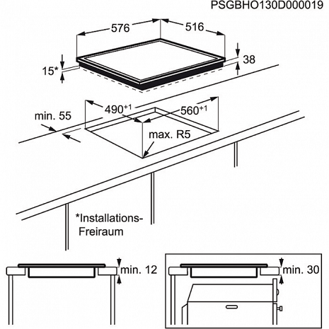 Plīts virsma  HK654070XB