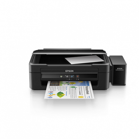 Multifunkcionālais printeris L382 Colour, Inkjet, Multifunction Printer, A4, Black C11CF43402