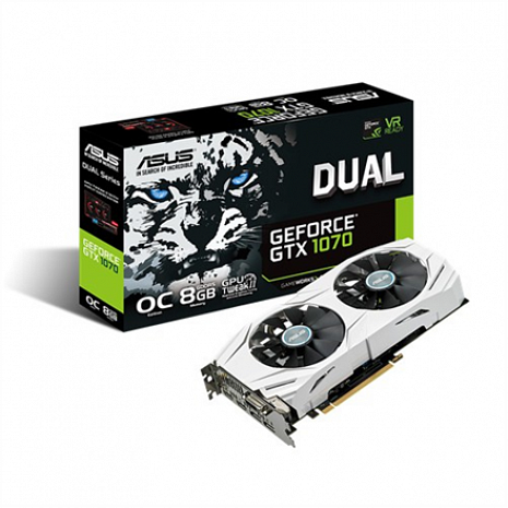 Grafiskā karte NVIDIA, 8 GB, GeForce GTX 1070 DUAL-GTX1070-O8G