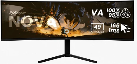 Monitors Nova 49 AZ-NO-49TUW165-BK
