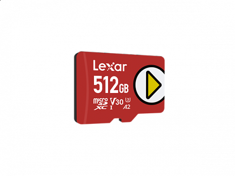 Карта памяти Lexar Play UHS-I 512 GB GB, micro SDXC, Flash memory class 10 LMSPLAY512G-BNNNG