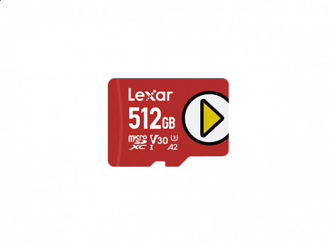 Карта памяти Lexar Play UHS-I 512 GB GB, micro SDXC, Flash memory class 10 LMSPLAY512G-BNNNG