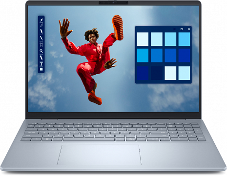 Portatīvais dators Dell | Plus 16 | Ice Blue | 16 " | WVA | Touchscreen | FHD+ | 1920 x 1200 pixels | Intel Core Ultra 7 | 258V | 32 GB | LPDDR5X | Solid-state drive capacity 1000 GB | Intel Arc Graphics | Windows 11 Pro | 802.11be | Keyboard language English DB16250_LNL_201