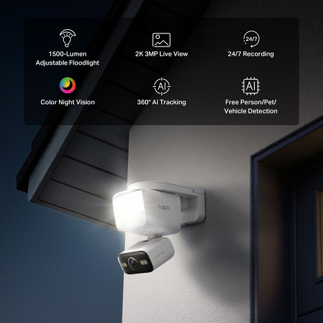 Ārtelpu IP kamera  Tapo C710