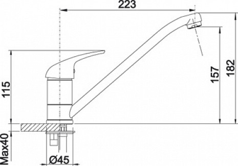 Izlietnes jaucējkrāns  B515361