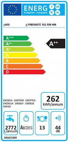 Trauku mazgājamā mašīna  FSB52637Z