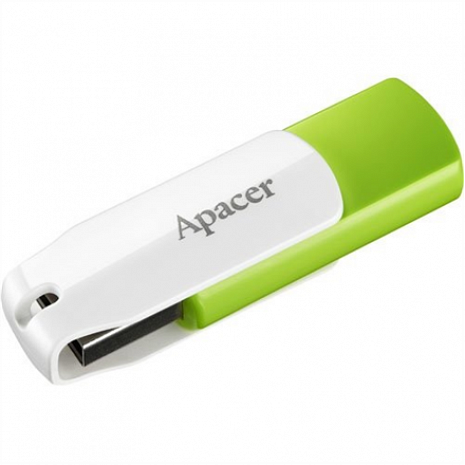 USB zibatmiņa APACER USB2.0 Flash Drive AH335 16GB Green RP AP16GAH335G-1