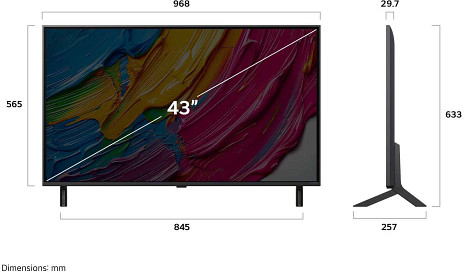 QNED Televizors  43QNED80A3A