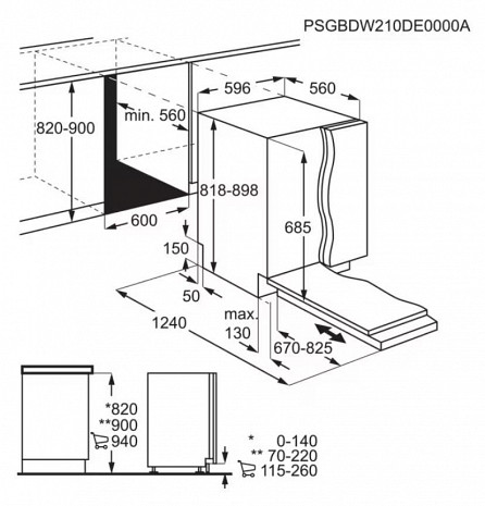 Trauku mazgājamā mašīna  EEG68600W