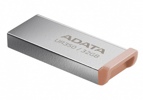 USB zibatmiņa MEMORY DRIVE FLASH USB3.2 32GB/BROWN UR350-32G-RSR/BG ADATA UR350-32G-RSR/BG