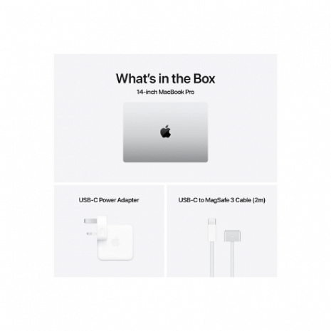 Portatīvais dators MacBook | Pro | Silver | 14 " | 3024 x 1964 pixels | Apple M4 | 16 GB | Solid-state drive capacity 512 GB | Apple M4 chip MW2W3ZE/A