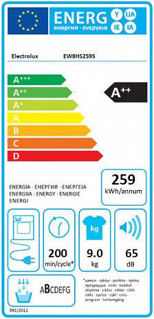 Veļas žāvētājs  EW8HS259S
