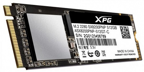 SSD disks XPG SX8200 Pro ASX8200PNP-512GT-C