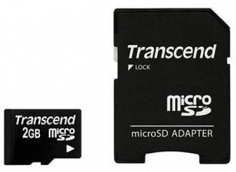 Карта памяти MEMORY MICRO SD 2GB/TS2GUSD TRANSCEND TS2GUSD