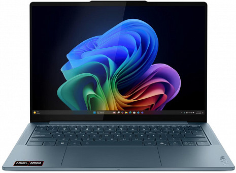 Portatīvais dators Lenovo Yoga Slim 7 14AKP10 AMD | Tidal Teal | 14 " | OLED | WUXGA | 1920 x 1200 pixels | Glossy | AMD Ryzen AI 5 | 330 | 16 GB | Soldered LPDDR5X | Solid-state drive capacity 512 GB | AMD Radeon 820M Graphics | Windows 11 Home | 802.11be | Bluetooth 83JY009XNT