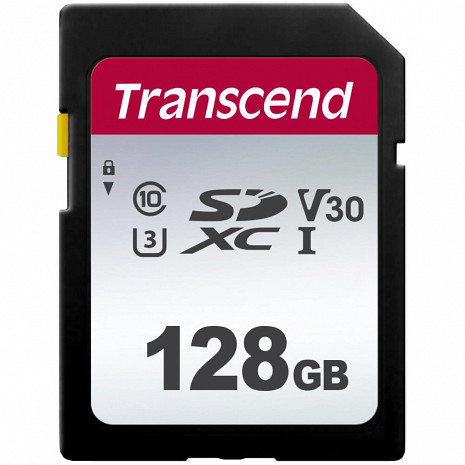Карта памяти MEMORY SDXC 128GB UHS-I/TS128GSDC300S TRANSCEND TS128GSDC300S