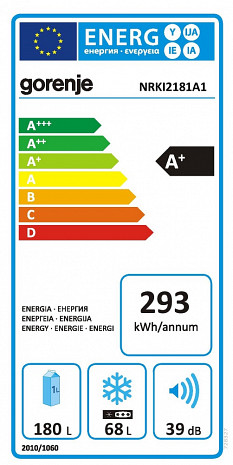 Ledusskapis  NRKI2181A1