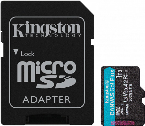 Карта памяти MEMORY MICRO SDXC 1TB UHS-I/SDCG3/1TB KINGSTON SDCG3/1TB