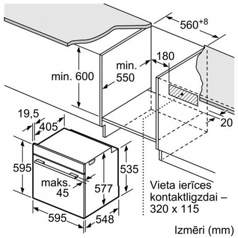 Cepeškrāsns  HB632GBW1S
