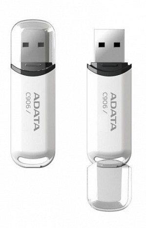 USB zibatmiņa MEMORY DRIVE FLASH USB2 64GB/WHITE AC906-64G-RWH A-DATA AC906-64G-RWH