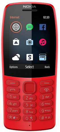 Mobilais tālrunis 210 NO210DS Red