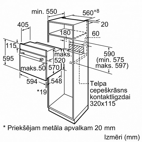 Cepeškrāsns  HBF010BV1S