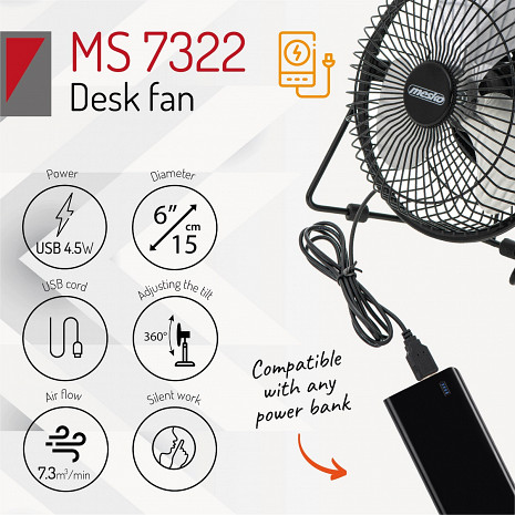 Gaisa ventilators  MS 7322
