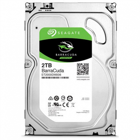 Cietais disks Barracuda 2TB SATAIII 7200 RPM, 2000 GB, HDD, 64 MB ST2000DM006