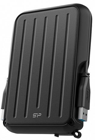 Cietais disks Silicon Power Portable Hard Drive ARMOR A66 2000 GB, USB 3.2 Gen1, Black SP020TBPHD66SS3K