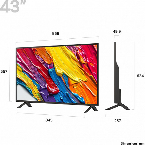 QNED Televizors  43QNED84A6C