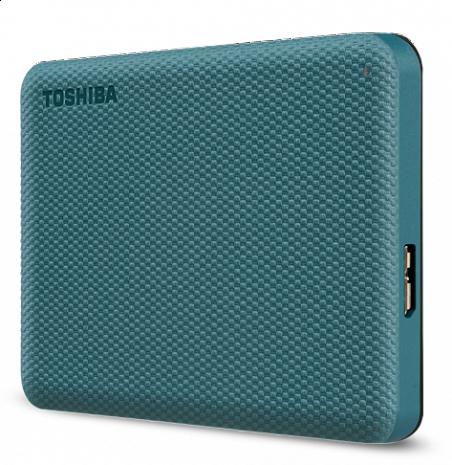 Cietais disks Toshiba Canvio Advance HDTCA20EG3AA 2000 GB, 2.5 ", USB 3.2 Gen1, Green HDTCA20EG3AA