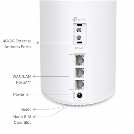 Mājas Wi-Fi tīkla sistēma (Mesh)  Deco X10-4G(1-pack)