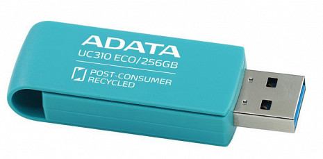 USB zibatmiņa MEMORY DRIVE FLASH USB3.2 256G/GREEN UC310E-256G-RGN ADATA UC310E-256G-RGN