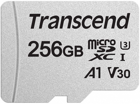 Карта памяти MEMORY MICRO SDXC 256GB W/ADAP/C10 TS256GUSD300S-A TRANSCEND TS256GUSD300S-A