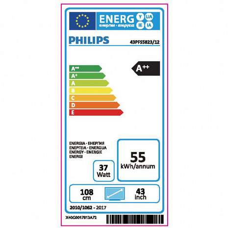 LED Televizors  43PFS5823/12