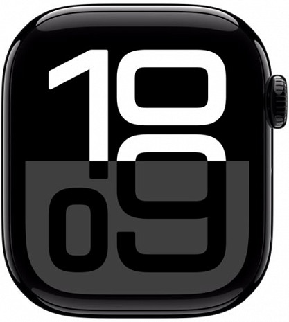 Viedpulkstenis Watch Series 10 GPS 42mm Jet Black Aluminium Case with Black Sport Band - S/M MWWE3ET/A