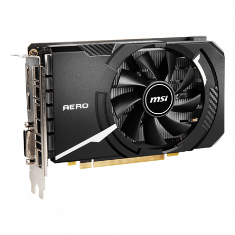 Grafiskā karte GeForce GTX 1650 D6 AERO ITX OCV1 NVIDIA GeForce GTX 1650 D6 AERO ITX OCV1