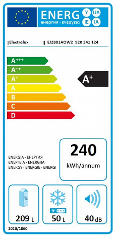 Ledusskapis  EJ2801AOW2