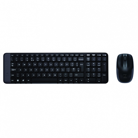Klaviatūra MK220 Wireless Keyboard And Mouse, Keyboard layout EN/RU, Black 920-003169